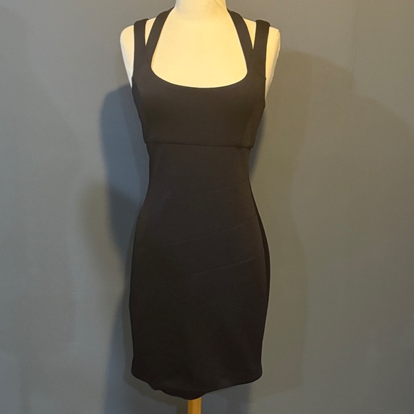 GUESS Navy Blue Sleeveless Halter Cocktail Dress. Size 2 | XS - Picture 1 of 6